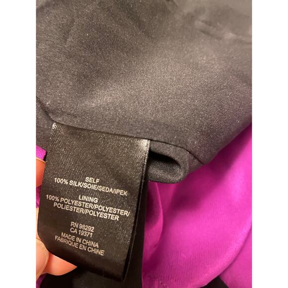 EUC Tibi silk color block spaghetti strap tank sz: 4 - Picture 4 of 7